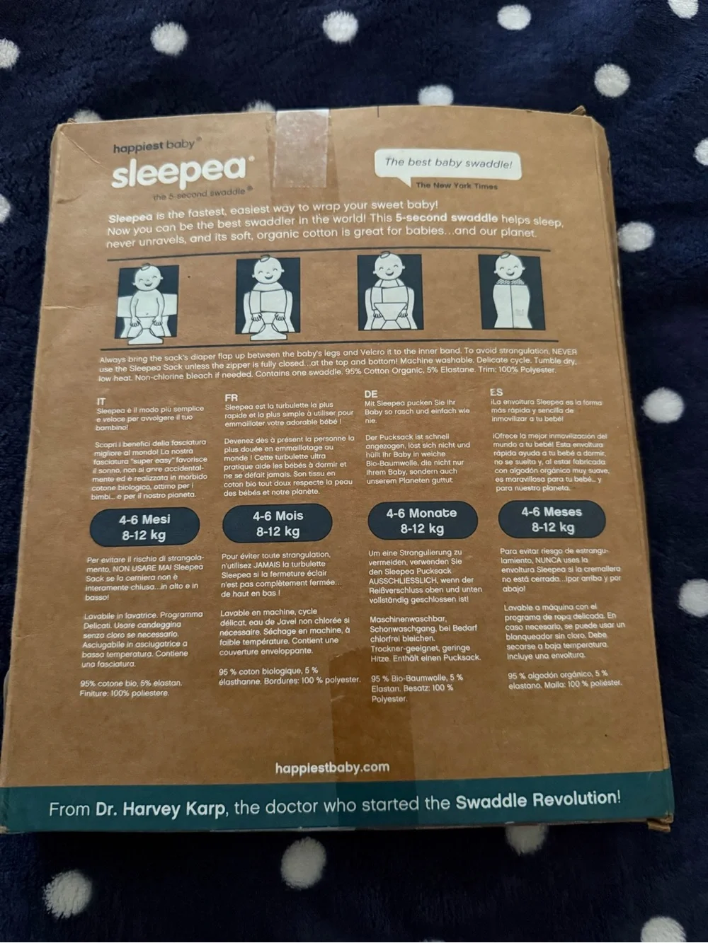 Sleepea Happiest baby swaddle